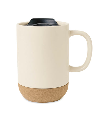 Valo Ceramic Lidded Mug 14 Oz.