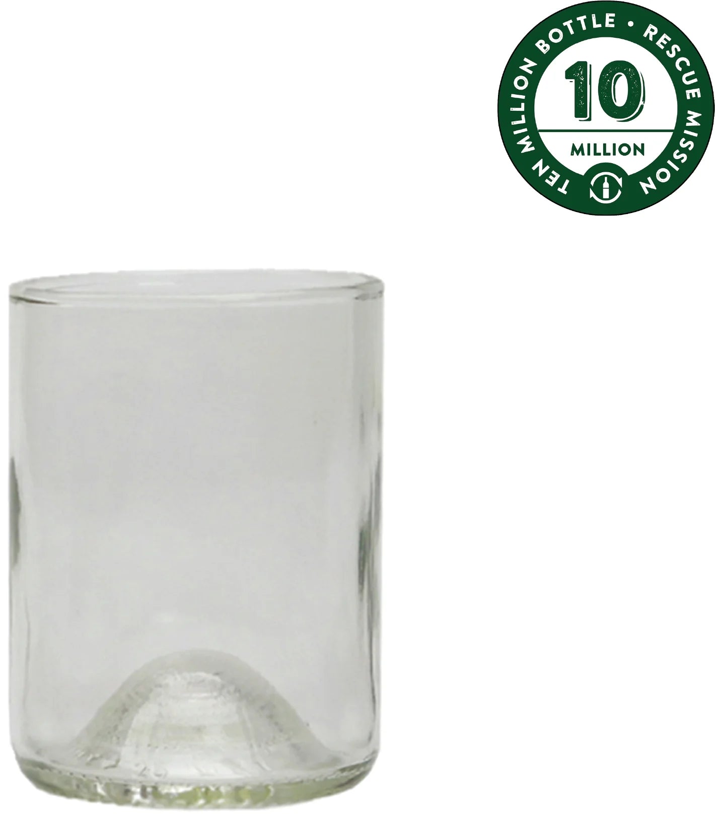 12 oz Glass Singlet From Rescued Wine Bottles