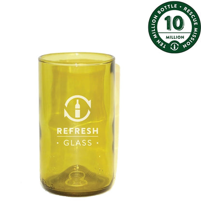 16 oz Glass Singlet From Rescued Wine Bottles