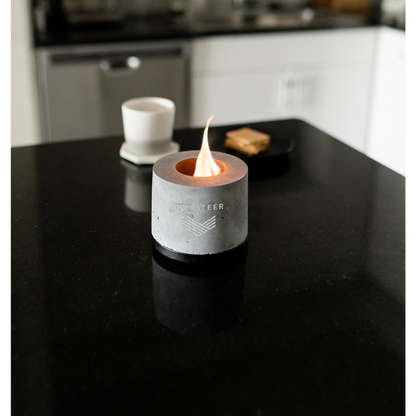 Personal Fireplace With Snuffing Lid