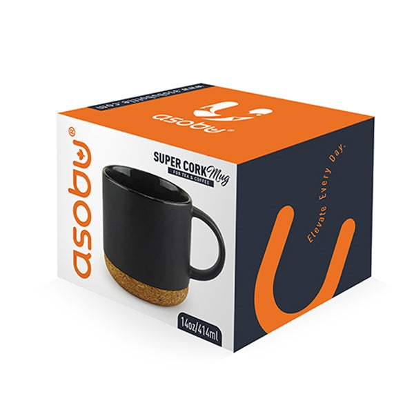 ASOBU® Big Cork Ceramic Mug