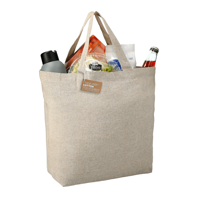 Recycled 5oz Cotton Twill Grocery Tote