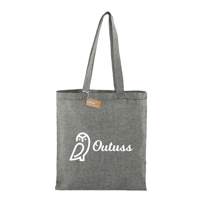 Eco-Friendly 5oz Recycled Cotton Twill Book Tote