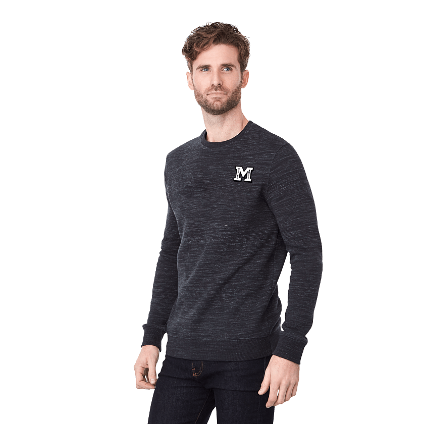 tentree Men's Space Dye Classic Crewneck Sweatshirt