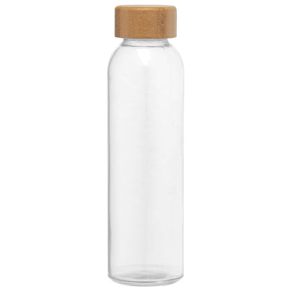 Glass Bottle with Bamboo Lid 17 oz.