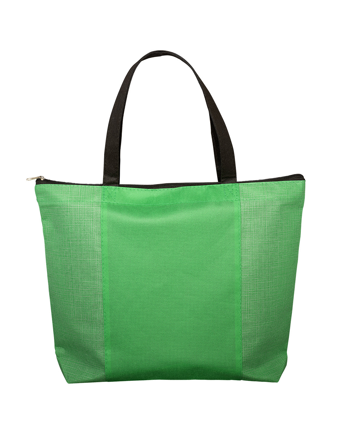 Tonal Non-Woven Zipper Trade Show Tote Bag