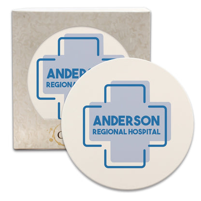 Single Round Absorbent Stone Coaster